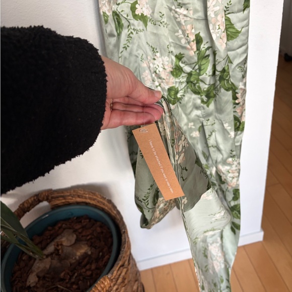 Reformation Green Floral Maxi Dress - Picture 4 of 4